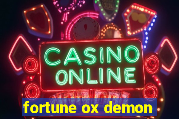 fortune ox demon